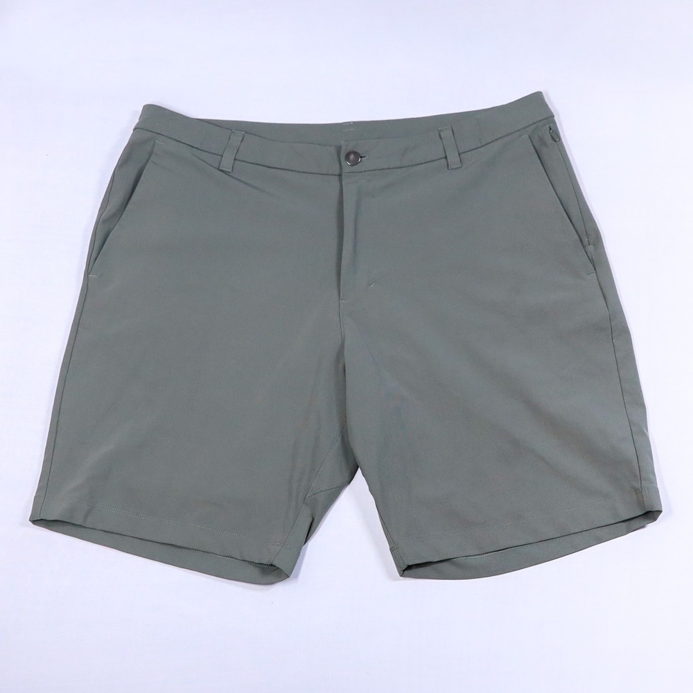 Lululemon Commission Classic Fit Shorts Mens 36 Green Technical Golf 9"